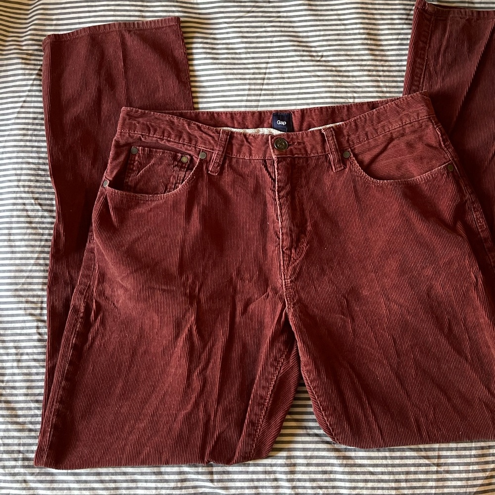 GAP corduroy straight leg pants